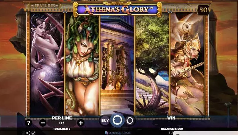 Athena's Glory Spinomenal Slots - Main Screen Reels