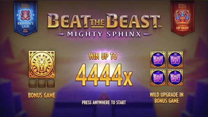 Beat the Beast: Mighty Sphinx Thunderkick Slots - Info and Rules