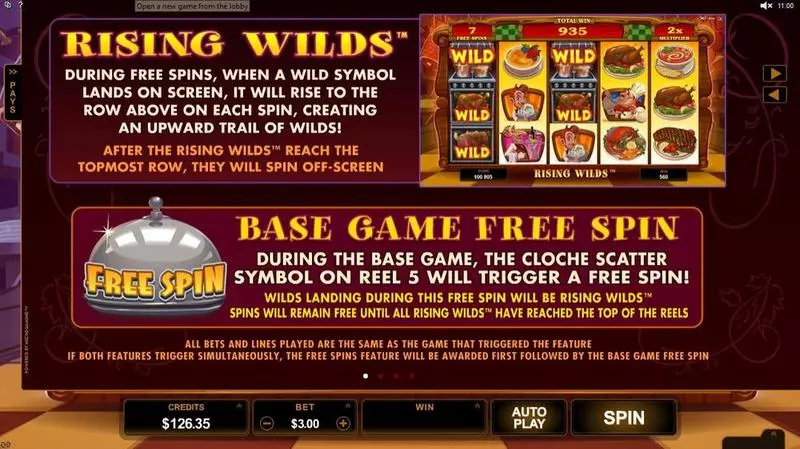 Big Chef Microgaming Slots - Info and Rules