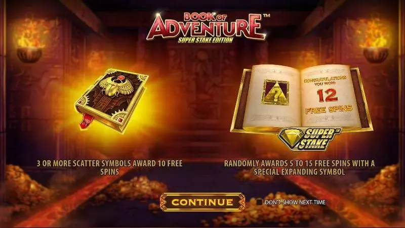 Book of Adventure: Super Stake Edition StakeLogic Slots - Info and Rules