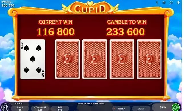 Cupid Endorphina Slots - Winning Screenshot