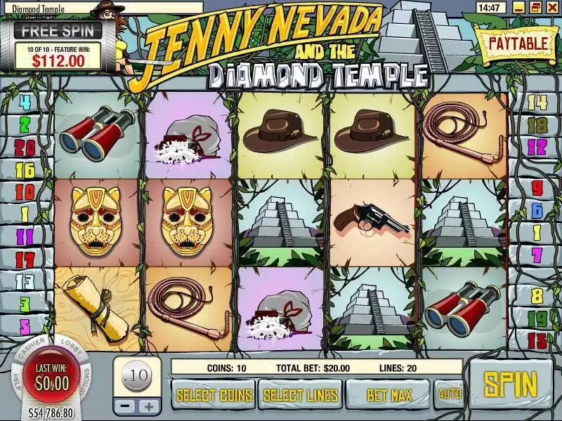 Diamond Temple Rival Slots - Bonus 2