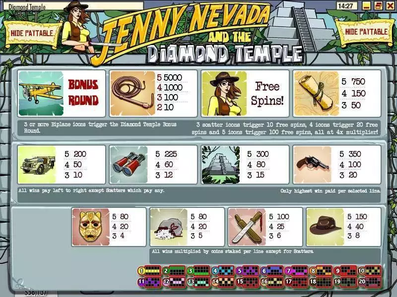 Diamond Temple Rival Slots - Info and Rules