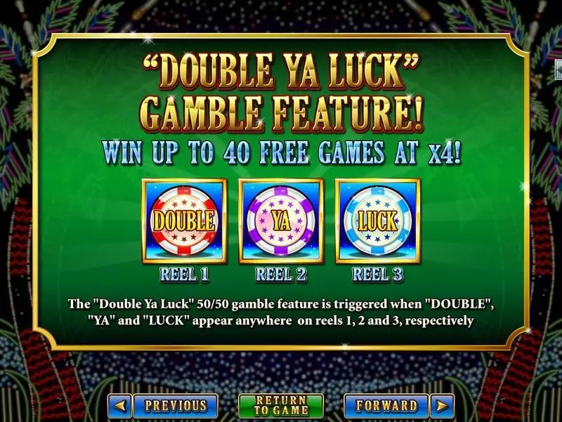 Double Ya Luck RTG Slots - Info and Rules
