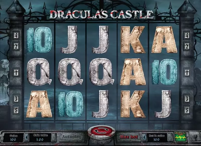 Dracula's Castle Wazdan Slots - Main Screen Reels