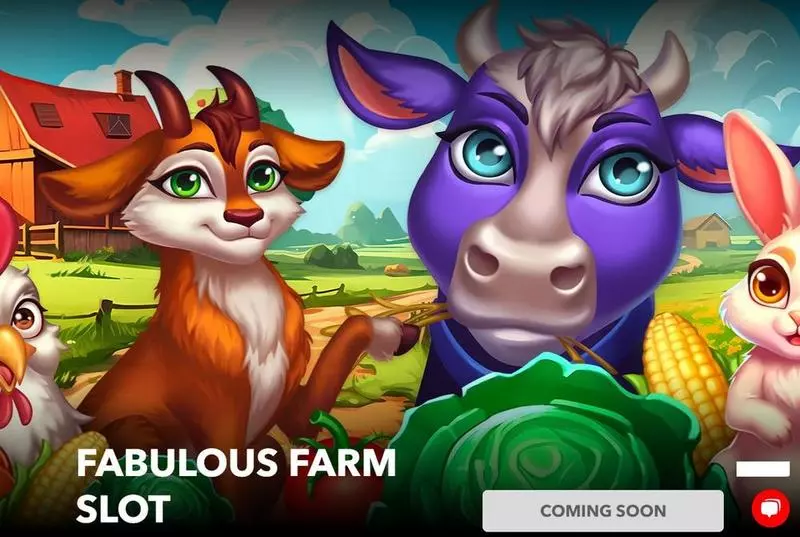 Fabulous Farm Mascot Gaming Slots - Introduction Screen