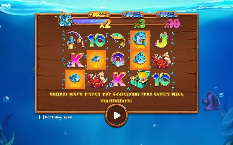 Fishing the Biggest Apparat Gaming Slots - Introduction Screen