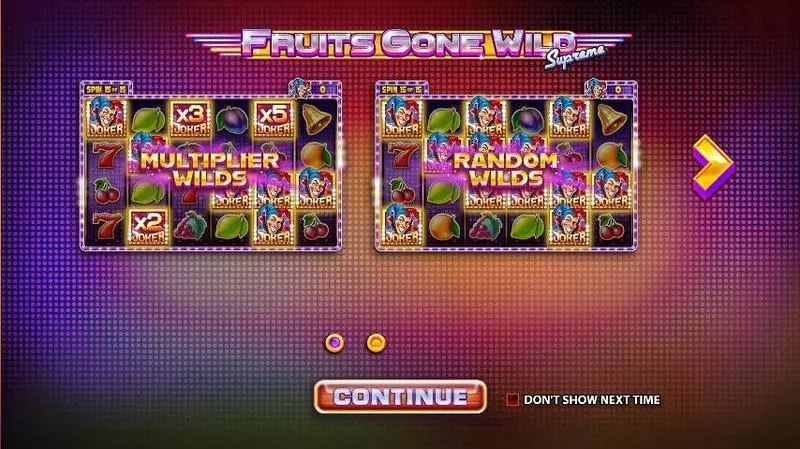 Fruits Gone Wild Supreme StakeLogic Slots - Info and Rules