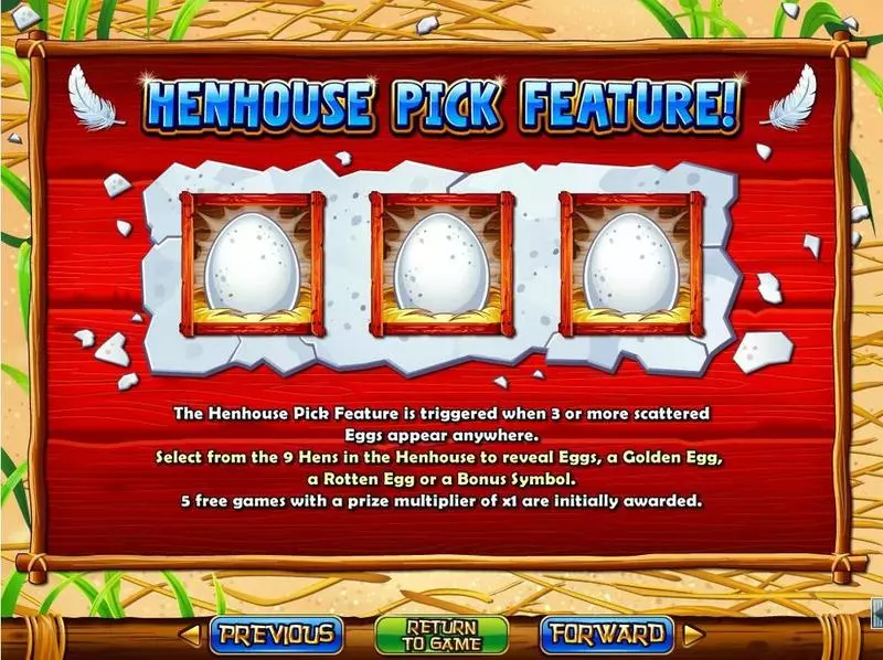 Hen House RTG Slots - Info and Rules