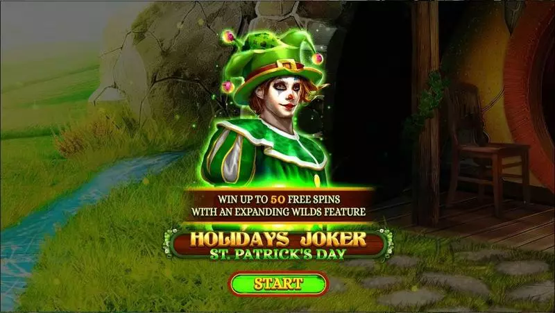 Holidays Joker – St. Patrick’s Day Spinomenal Slots - Introduction Screen