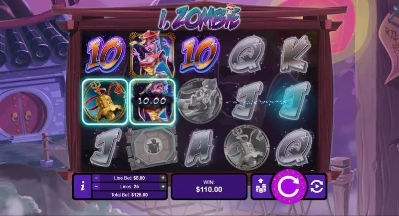 I, Zombie RTG Slots - Introduction Screen