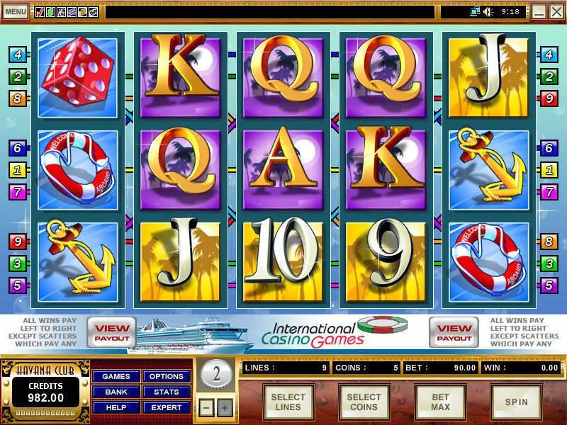 International Casino Games Microgaming Slots - Main Screen Reels