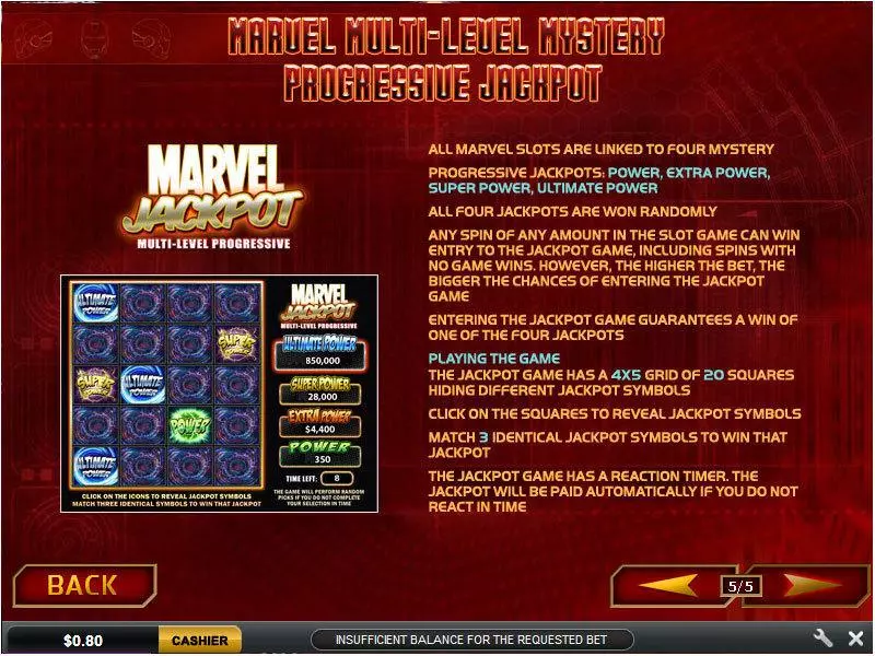 Iron Man PlayTech Slots - Bonus 4