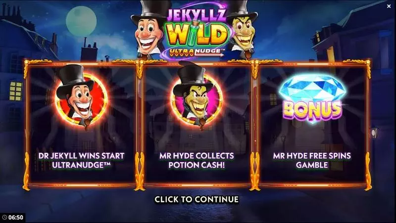 Jekyllz Wild UltraNudge Bang Bang Games Slots - Info and Rules