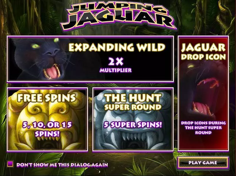 Jumping Jaguar Rival Slots - Info and Rules