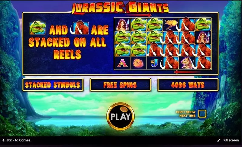 Jurassic Giants Pragmatic Play Slots - Info and Rules
