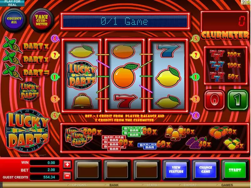 Lucky Darts Microgaming Slots - Bonus 2
