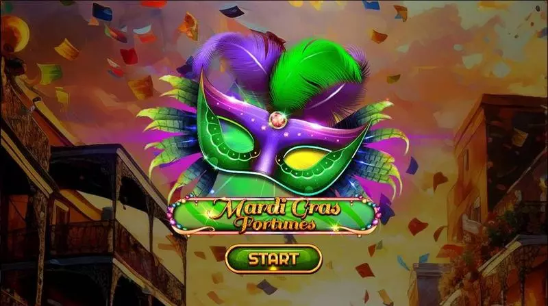 Mardi Gras Fortunes Spinomenal Slots - Introduction Screen