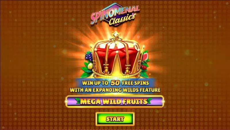 Mega Wild Fruits Spinomenal Slots - Introduction Screen