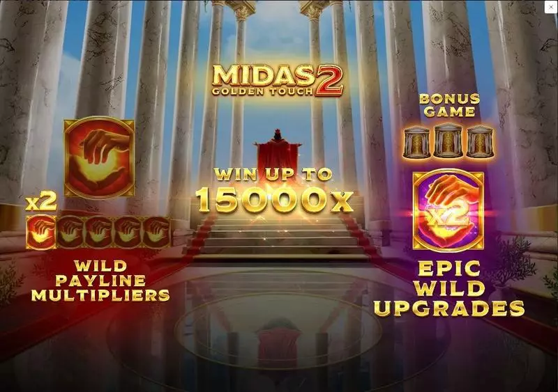 Midas Golden Touch 2 Thunderkick Slots - Info and Rules