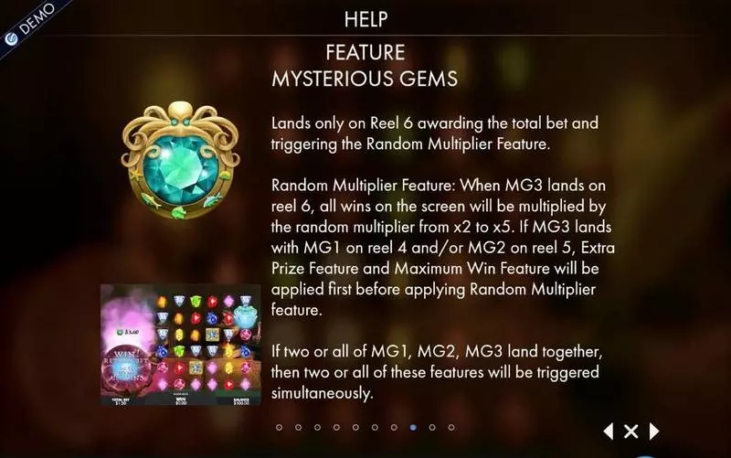 Mysterious Gems Genesis Slots - Bonus 2