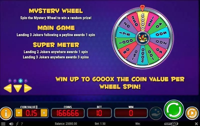Mystery Joker 6000 Play'n GO Slots - Bonus 3