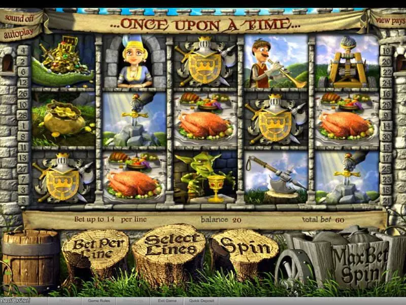 Once Upon A Time bwin.party Slots - Main Screen Reels
