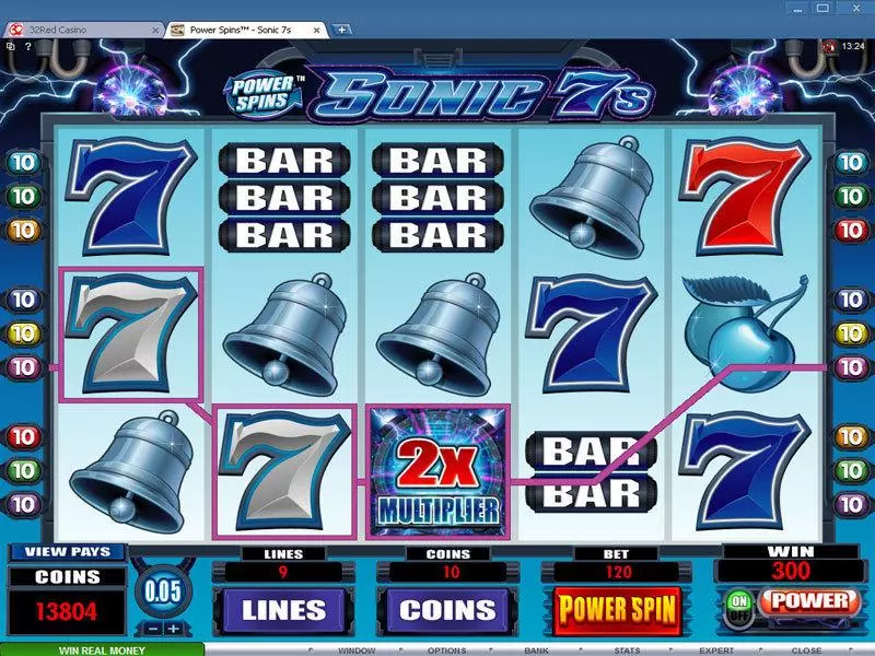 Power Spins - Sonic 7's Microgaming Slots - Bonus 1