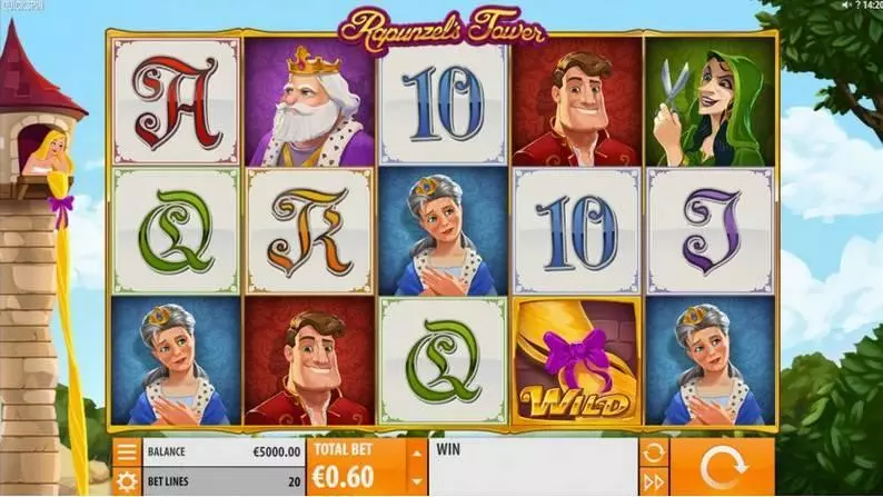 Rapunzel's Tower Makeover  Quickspin Slots - Main Screen Reels