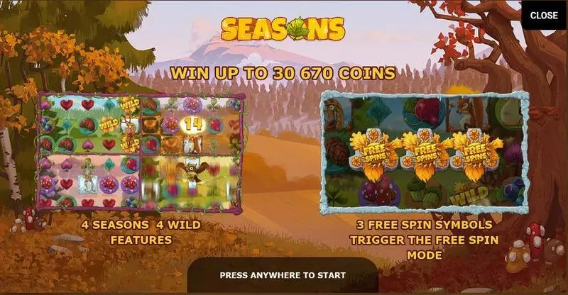 Seasons Yggdrasil Slots - Info and Rules