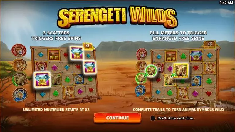 Serengeti Wilds StakeLogic Slots - Info and Rules