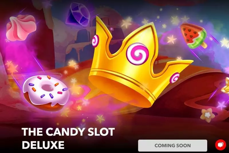 The Candy Slot Deluxe Mascot Gaming Slots - Introduction Screen