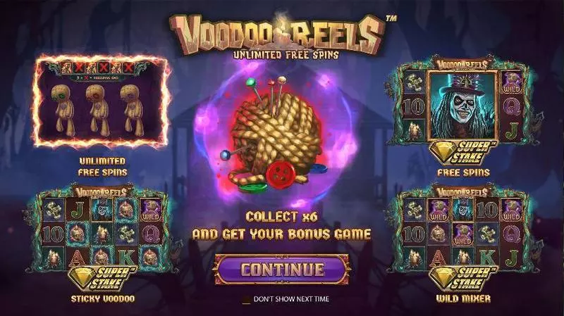 Voodoo Reels Unlimited Free Spins StakeLogic Slots - Info and Rules