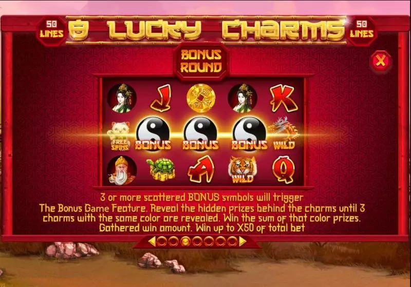8 Lucky Charms Spinomenal Slots - Info and Rules