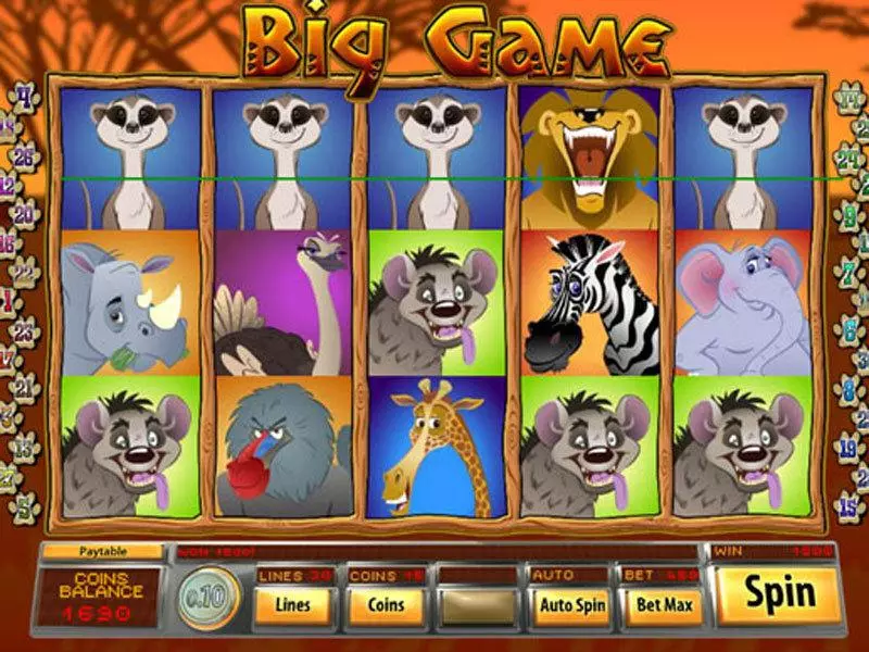 Big Game Saucify Slots - Main Screen Reels