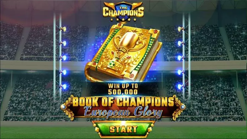 Book Of Champions – European Glory Spinomenal Slots - Introduction Screen