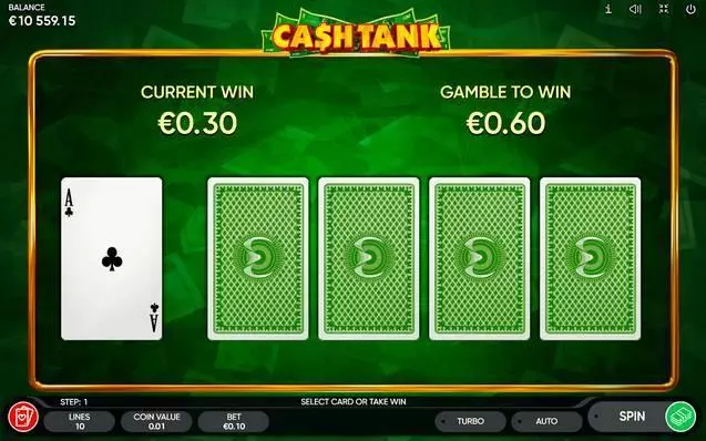 Cash Tank Endorphina Slots - Gamble Winnings