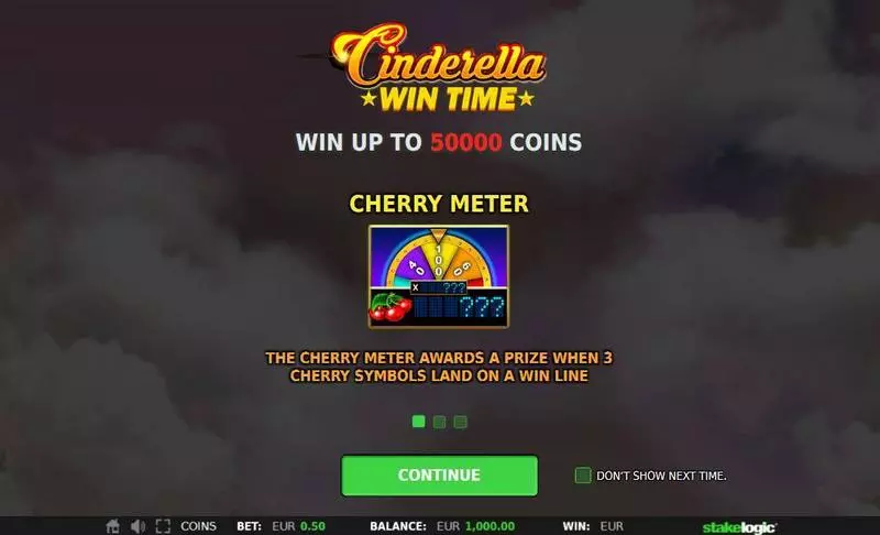 Cinderella Win Time StakeLogic Slots - Info and Rules
