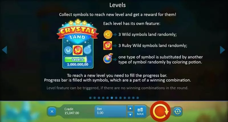 Crystal Land Playson Slots - Bonus 1