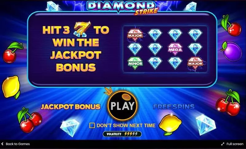 Diamond Strike Pragmatic Play Slots - Info and Rules
