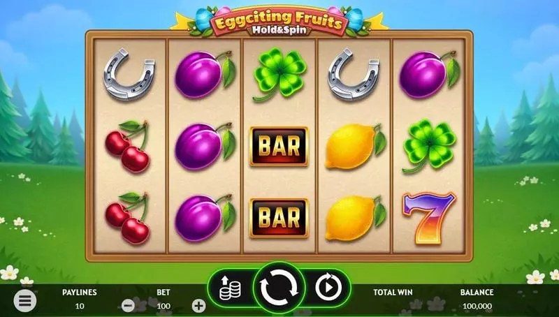 Eggciting Fruits – Hold&Spin Apparat Gaming Slots - Main Screen Reels