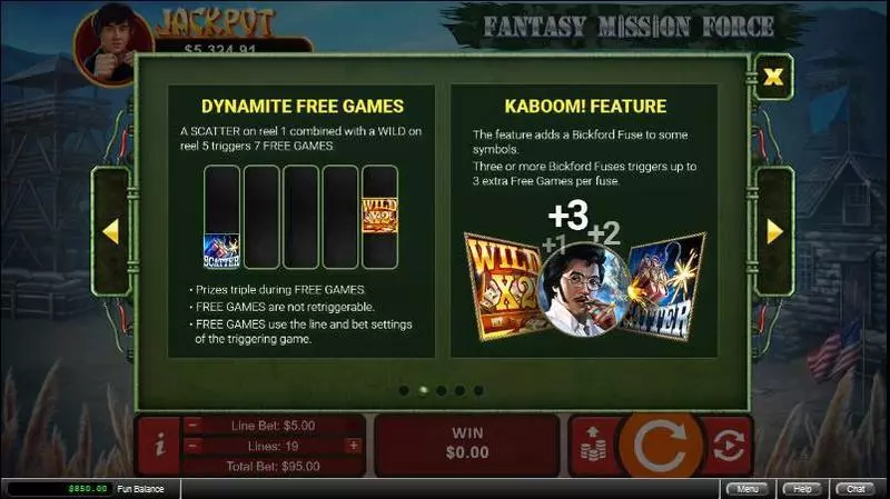 Fantasy Mission Force RTG Slots - Bonus 2