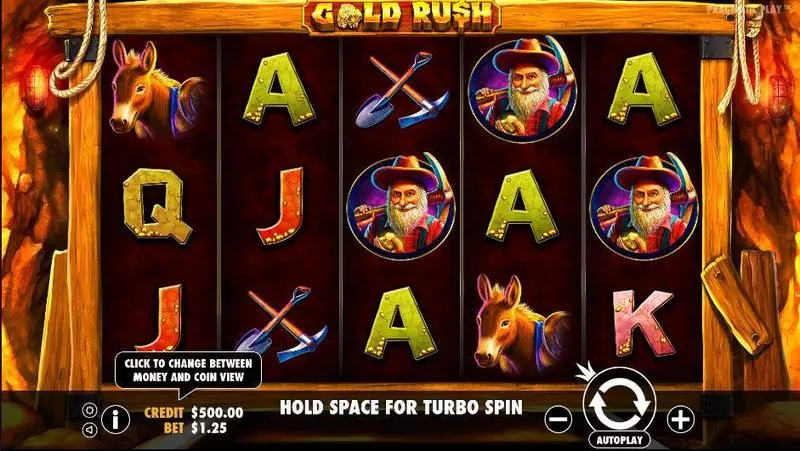 Gold Rush Pragmatic Play Slots - Main Screen Reels