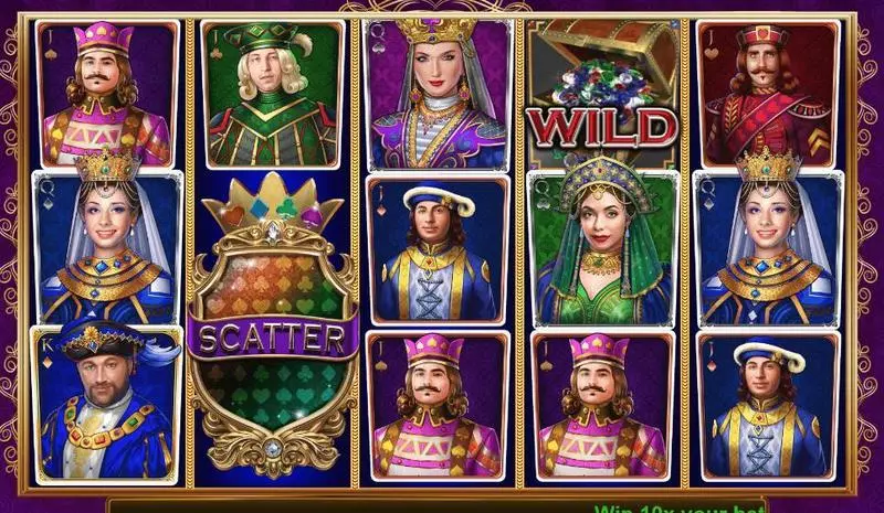 Golden Royals Booming Games Slots - Main Screen Reels