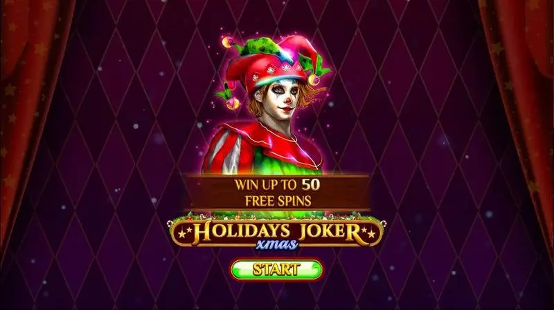 Holidays Joker – Xmas Spinomenal Slots - Introduction Screen