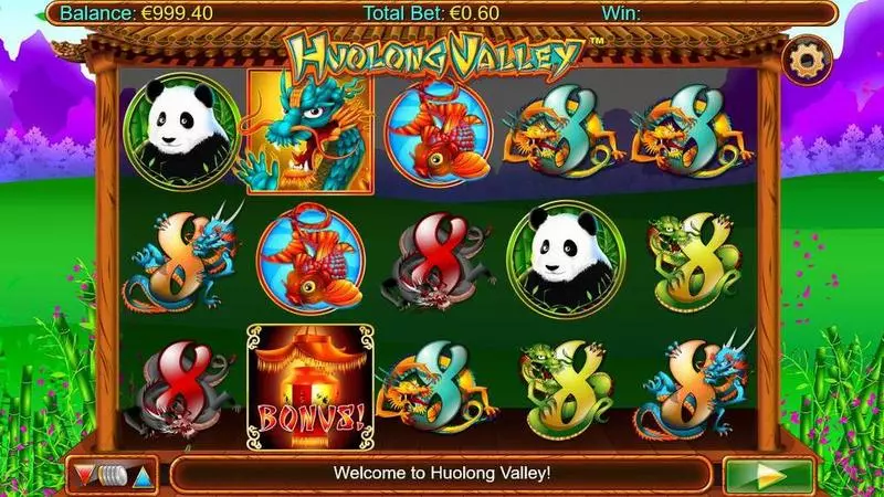 Huolong Valley Nyx Interactive Slots - Main Screen Reels