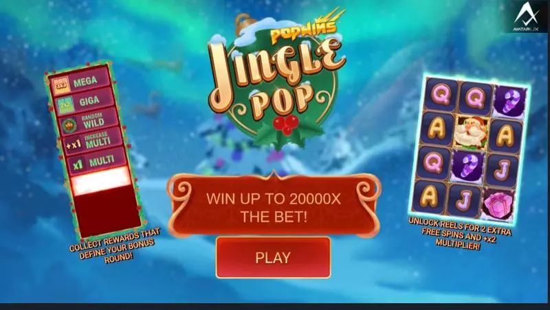 JinglePop AvatarUX Slots - Main Screen Reels