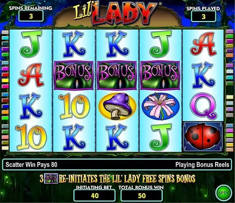 Lil’ Lady IGT Slots - Introduction Screen
