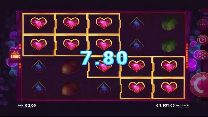 Lucky Links Microgaming Slots - Winning Screenshot