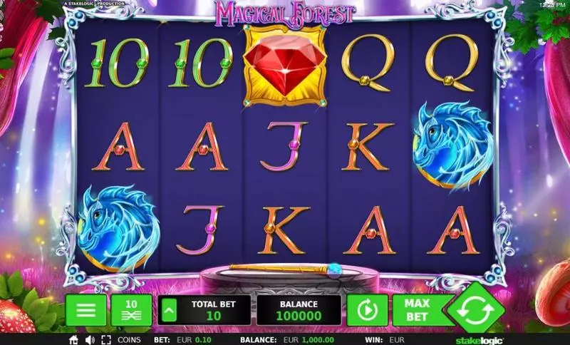 Magical Forest StakeLogic Slots - Main Screen Reels